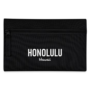 Honolulu - Hawaii - USA - United States of America - Federtasche - Schwarz - Vorne