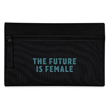 Féminisme Dicton Cadeau Vintage Émancipation - Trousse - noir - Devant