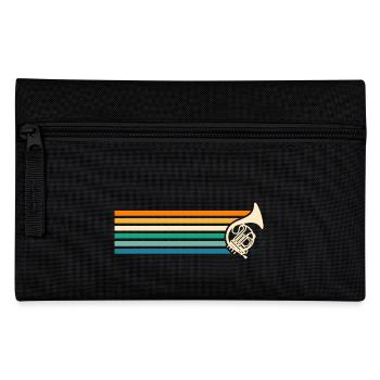 Horn player French horn - Pencil Case - black - Front