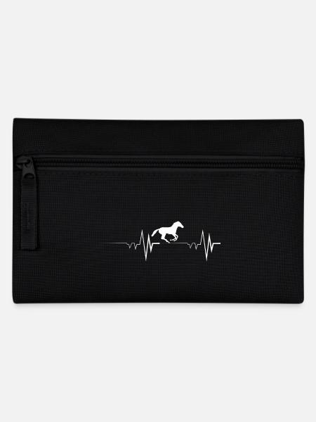 Heartbeat Horse für Pferde Run - Federtasche - Schwarz