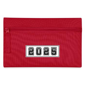 2025 Jahr - Federtasche - Rot - Vorne