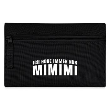 Ich Höre Immer Nur Mimimi - Federtasche - Schwarz - Vorne