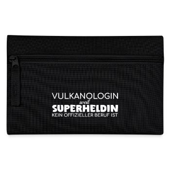 Volcanologue Super-héroïne Volcanologie - Trousse - noir - Devant