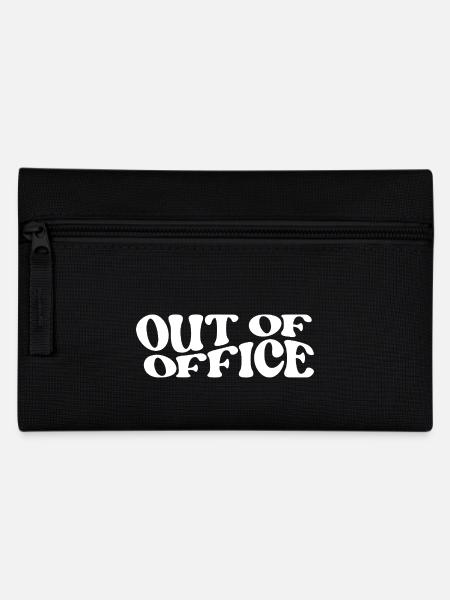 Out of Office Retro-Vibes für entspannte Tage - Federtasche - Schwarz