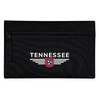 Tennessee Fan T-Shirt – Musik & Heimatliebe - Federtasche - Schwarz - Vorne