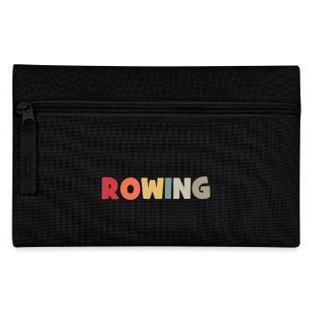 Rowing - Rudern - Ruderer - Ruderin - Aviron - Federtasche - Schwarz - Vorne