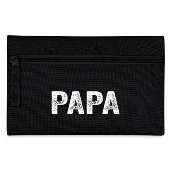 Papa Papa Papa Cadeau - Trousse - noir - Devant