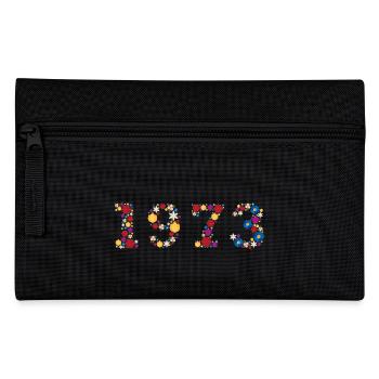 Flowers 1973 - Pencil Case - black - Front