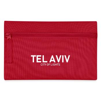 Tel Aviv - Ville Lumière - Israël - Trousse - rouge - Devant