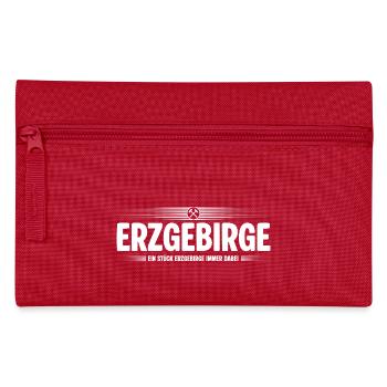 Erzgebirge Heimat immer dabei - Federtasche - Rot - Vorne