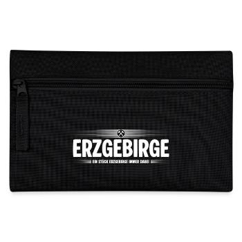 Erzgebirge Heimat immer dabei - Federtasche - Schwarz - Vorne