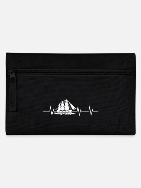 Heartbeat of the Sea – Tall Ship Edition - Pencil Case - black