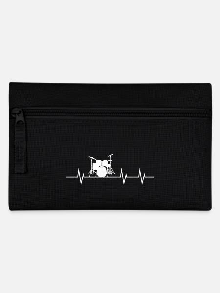 Heartbeat of Drums - Pencil Case - black