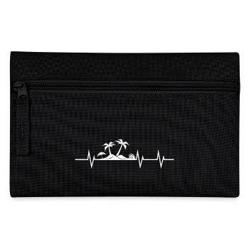 Island Vibes – Heartbeat Edition - Pencil Case - black - Front
