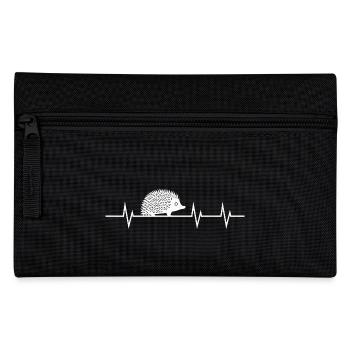 Heartbeat of a Hedgehog - Pencil Case - black - Front