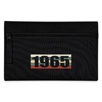 1965 Jahrgang 1965 Geschenk 1965 Geburtstag 1965 - Federtasche - Schwarz - Vorne