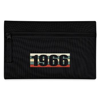 1966 Jahrgang 1966 Geschenk 1966 Geburtstag 1966 - Federtasche - Schwarz - Vorne