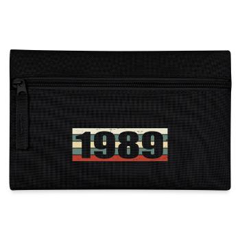 1989 Jahrgang 1989 Geschenk 1989 Geburtstag 1989 - Federtasche - Schwarz - Vorne