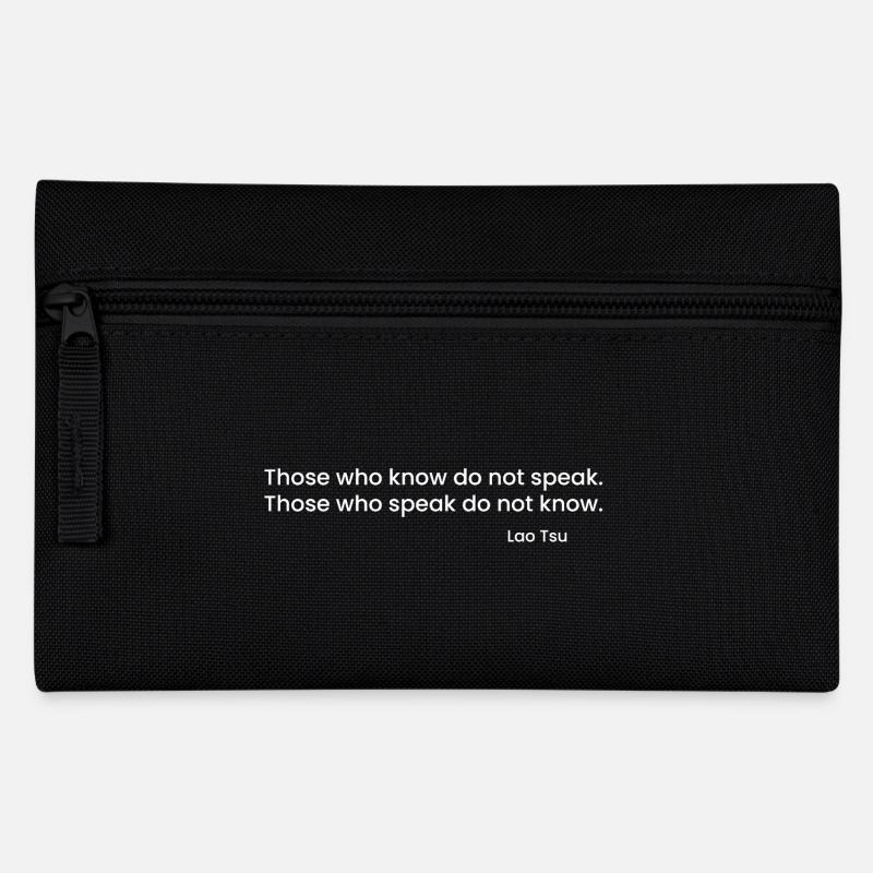 Lao Tsu citat design - Penalhus - sort