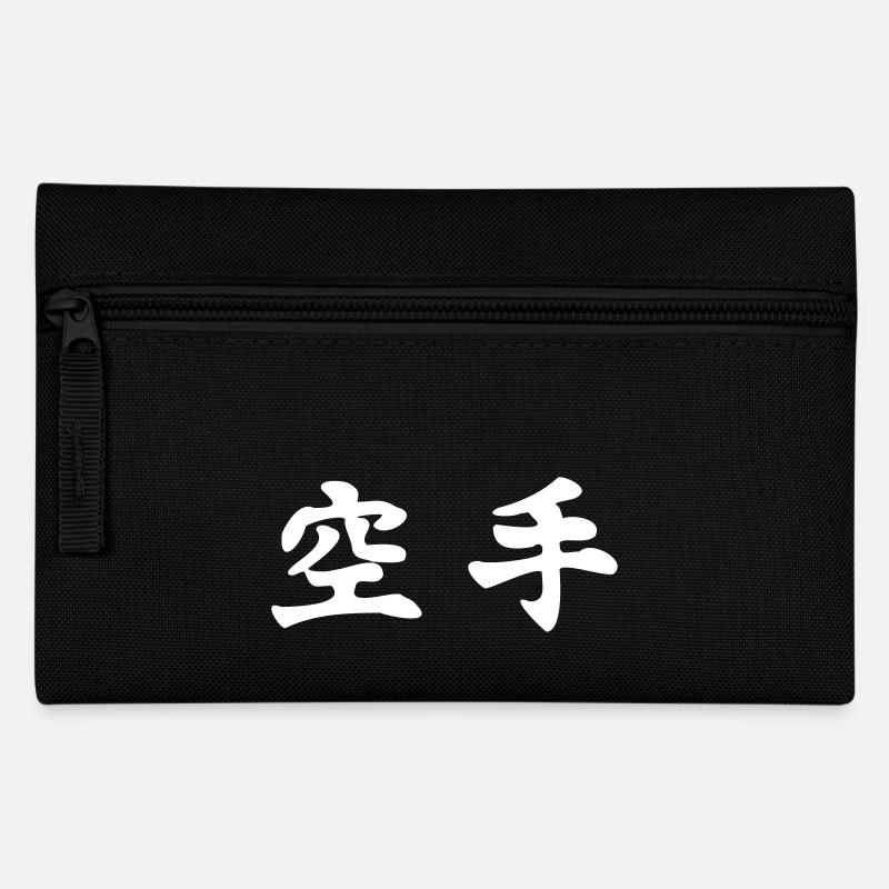 Karate waagrecht - Federtasche - Schwarz