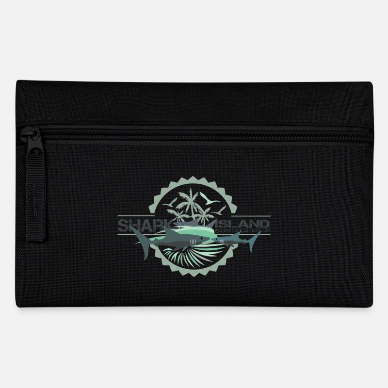 sharkisland-sharkshirt - Federtasche - Schwarz