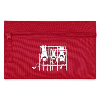 playground - Federtasche - Rot - Vorne
