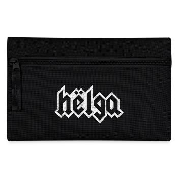 Helga - Federtasche - Schwarz - Vorne