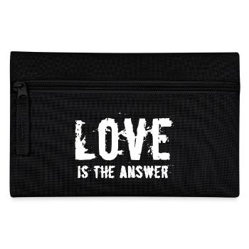 L'amour est la réponse - Trousse - noir - Devant