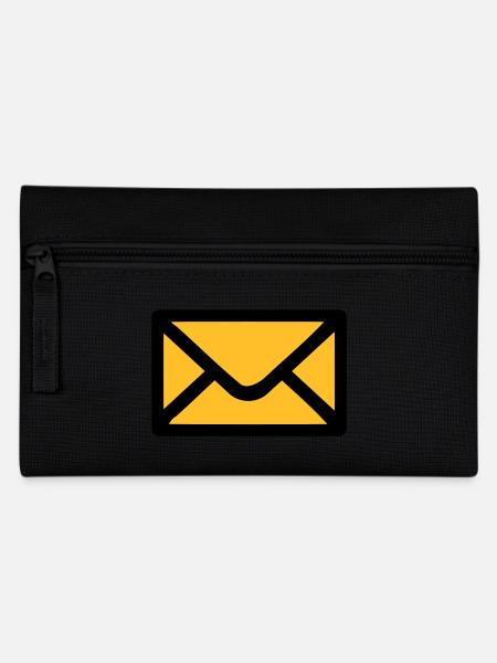 Brief Umschlag - Federtasche - Schwarz