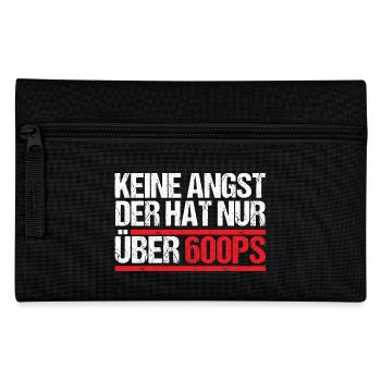 Auto - Nur über 600PS - Federtasche - Schwarz - Vorne