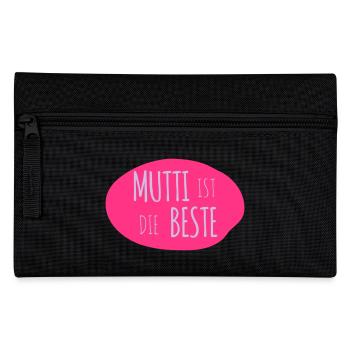 Mutti ist die Beste 2c - Federtasche - Schwarz - Vorne