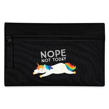 Nope. Not Today - Cute Unicorn - Federtasche - Schwarz - Vorne