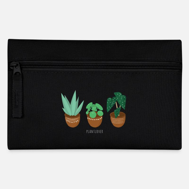 plant lover Pflanzenliebe - Federtasche - Schwarz