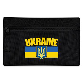 Symbole du drapeau de l’Ukraine - Drapeau de l’Ukraine - Trousse - noir - Devant