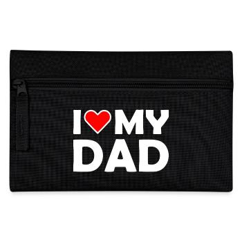 I love my dad - Federtasche - Schwarz - Vorne