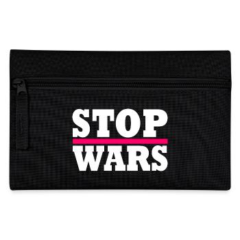 Stop wars - Pencil Case - black - Front