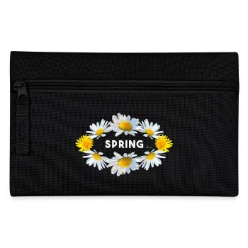 Spring Spring Vibes Flowers - Pencil Case - black - Front