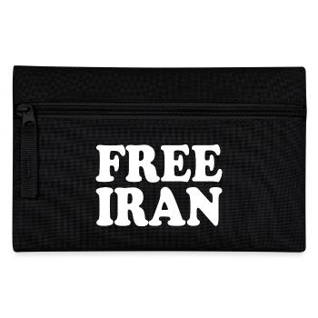 Free iran - Federtasche - Schwarz - Vorne