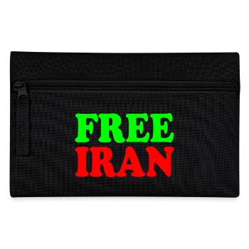 Free iran - Federtasche - Schwarz - Vorne