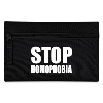 Stop homophobia - Pencil Case - black - Front