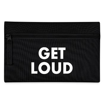 Get loud - Pencil Case - black - Front