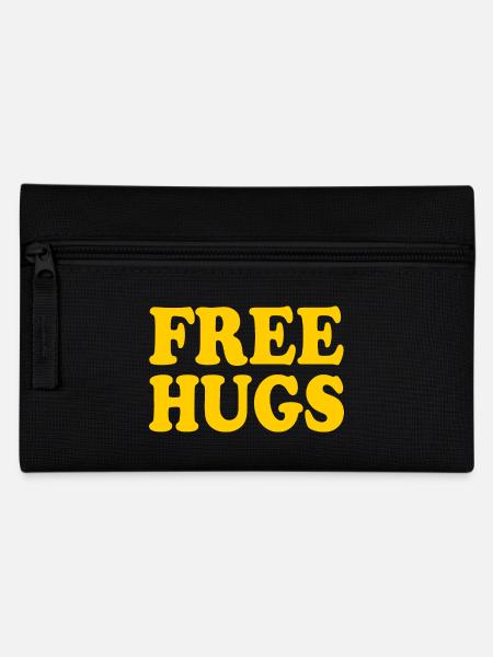 Free hugs - Federtasche - Schwarz