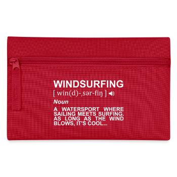 Windsurfen Definition - Federtasche - Rot - Vorne