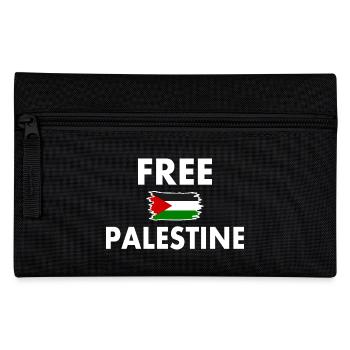 Free palestine - Trousse - noir - Devant