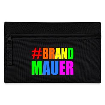brandmauer - Federtasche - Schwarz - Vorne