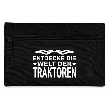 Traktor - Federtasche - Schwarz - Vorne