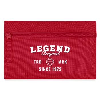 Birth Year Legend Since 1972 - Pencil Case - red - Front