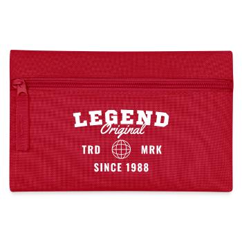 Birth Year Legend Since 1988 - Pencil Case - red - Front