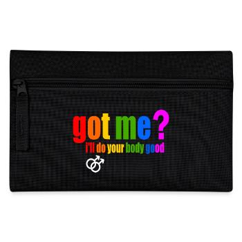 got me i'll do your body good - Federtasche - Schwarz - Vorne