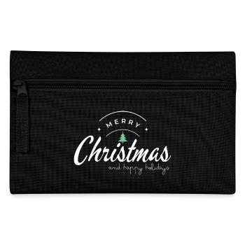 Merry Christmas and Happy Holidays - Federtasche - Schwarz - Vorne